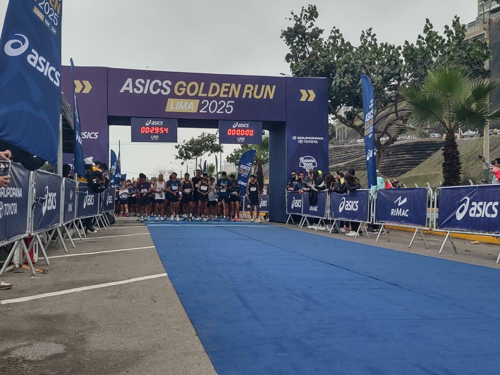 banner ASICS Golden Run Lima 2025