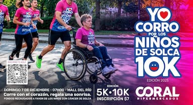 banner Yo corro por los niños de SOLCA 10K