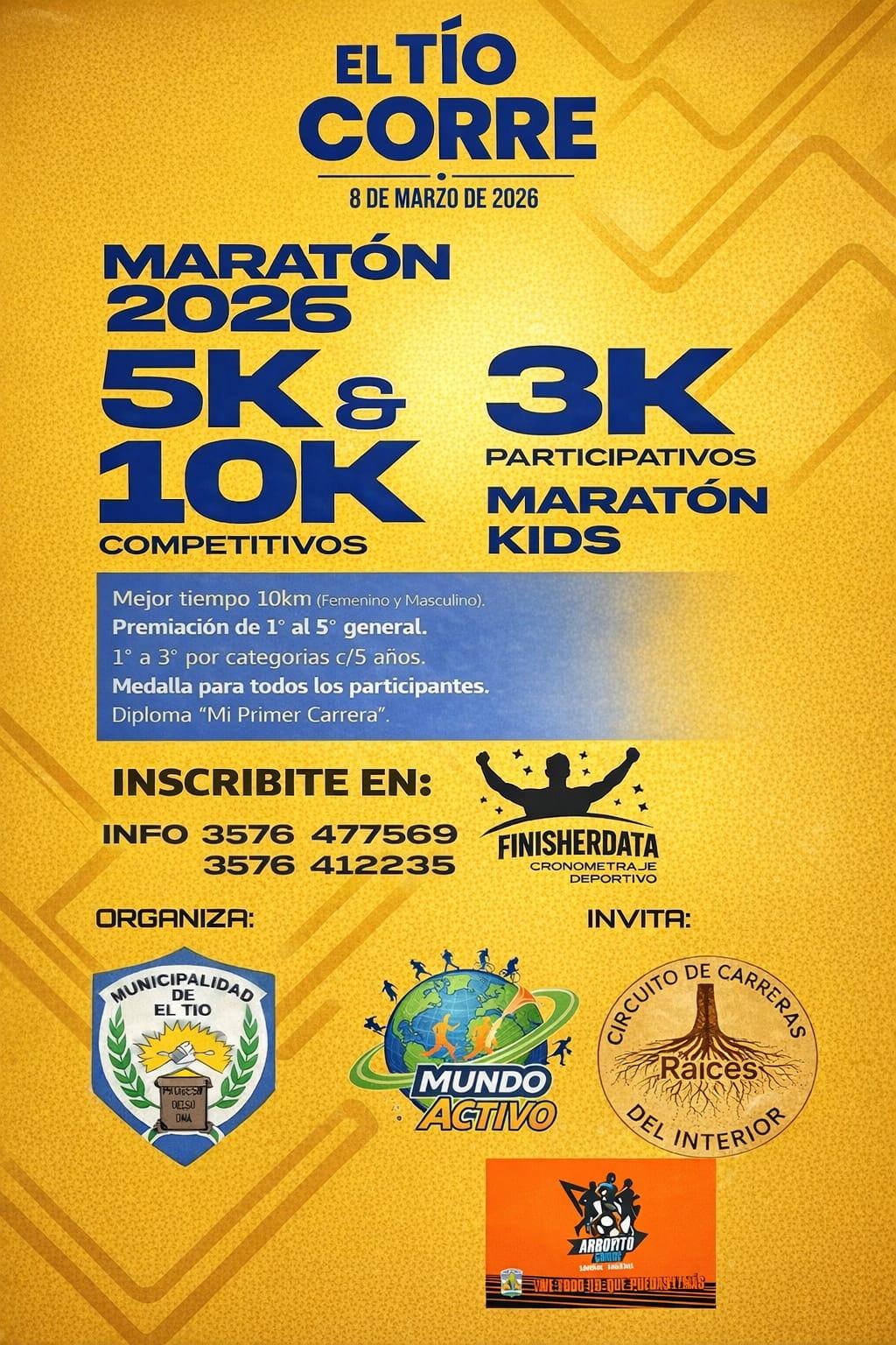 banner El Tio Corre - Maraton 2026