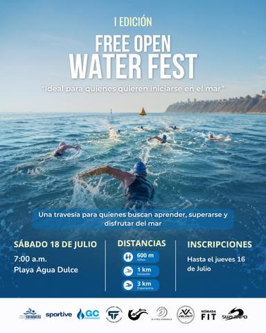 banner FREE OPEN WATER FEST 2026