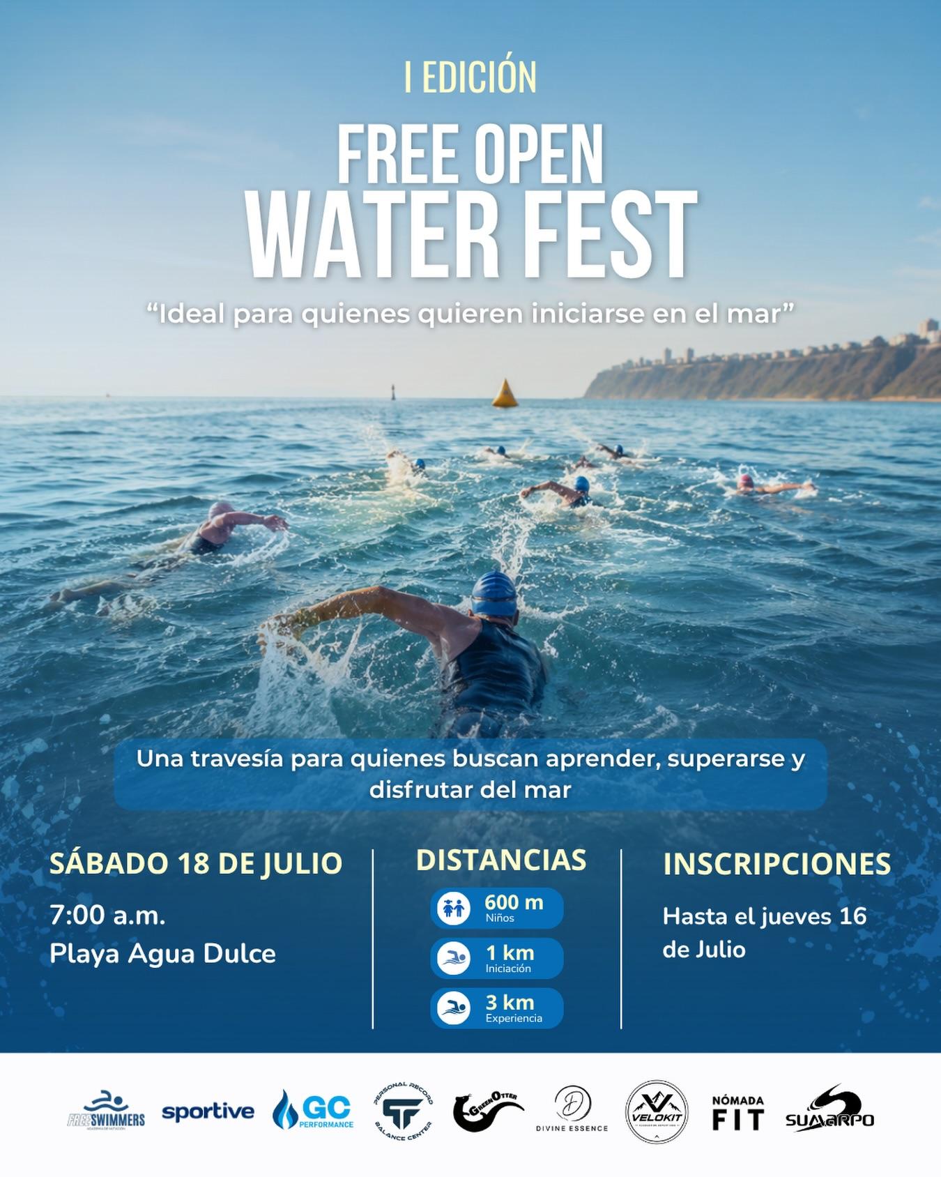banner FREE OPEN WATER FEST 2026
